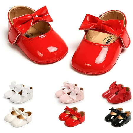 Baby Girls Mary Jane Flats with Bownot Non Slip Soft Sole PU Leather Newborn Infant Toddler First Walker Cirb Party Christmas Dress Shoes
Baby Girls Mary Jane Flats with Bownot Non Slip Soft Sole PU Leather Newborn Infant Toddler First Walker Cirb Party Christmas Dress Shoes
