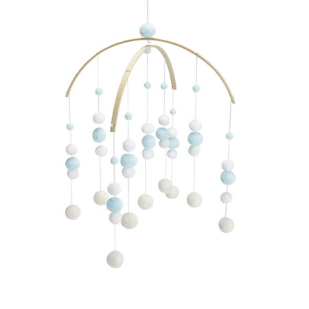 Ekeka New Arrivals Wind Chimes Home Decor Children Room Felt Ball Pendant Ornament Cute Ceiling