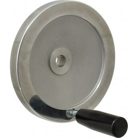 Value Collection 6.3 Diam Aluminum Handwheel with Handle 1.42 Hub Diam