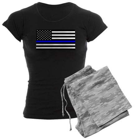 CafePress - Blue Lives Matter Flag - Women s Dark Pajamas