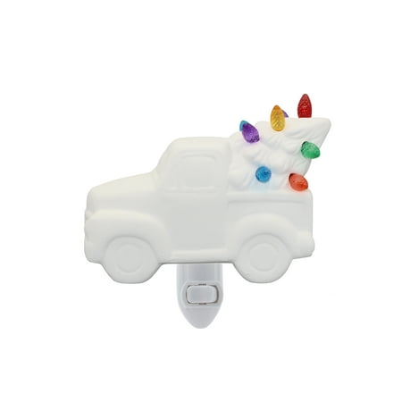 Creative Hobbies Ceramic Bisque Truck with Tree Night Light - Unpainted DIY Ceramic Vintage Truck Night Light with LED Bulb
Creative Hobbies Ceramic Bisque Truck with Tree Night Light - Unpainted DIY Ceramic Vintage Truck Night Light with LED Bulb