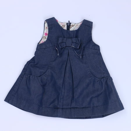 Pre-owned EPK Girls Blue Dress size: 6 Months