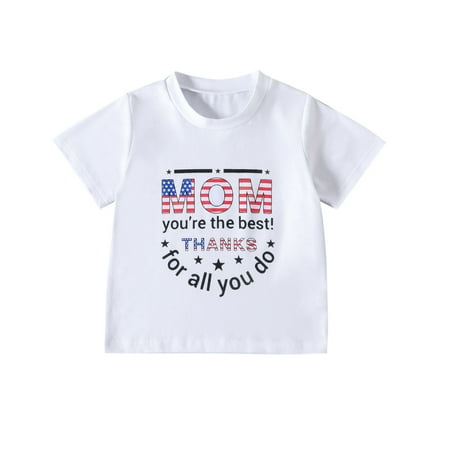 Summer T Shirts For Toddler Boys Girls Short Sleeve Independence Day 4 Of July Letter Prints T Shirt Tops
Summer T Shirts For Toddler Boys Girls Short Sleeve Independence Day 4 Of July Letter Prints T Shirt Tops
