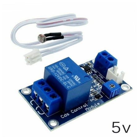 Fule 5V 12V XH-M131 Photo Resistor Light Sensor Modules Board With Relays Relay