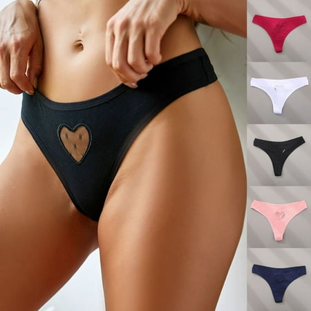Qipei Women Thongs Transparent Heart Patchwork Sexy Seamless Good Stretch Briefs G-strings for Sleeping
Qipei Women Thongs Transparent Heart Patchwork Sexy Seamless Good Stretch Briefs G-strings for Sleeping