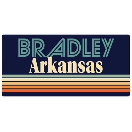 Bradley Arkansas 5 x 2.5-Inch Fridge Magnet Retro Design