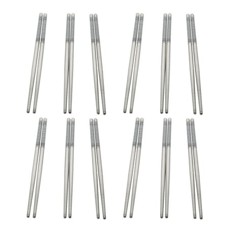 NUOLUX 12 Pairs Stainless Steel Chopsticks Heat Insulation Chopsticks (Assorted Color)
NUOLUX 12 Pairs Stainless Steel Chopsticks Heat Insulation Chopsticks (Assorted Color)