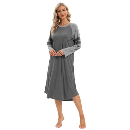 Valcatch Women s Nightgown Striped Sleepshirts V Neck Short Sleeve Nightshirt Loose Comfy Pajama Sleepwear S-XXL
Valcatch Women s Nightgown Striped Sleepshirts V Neck Short Sleeve Nightshirt Loose Comfy Pajama Sleepwear S-XXL