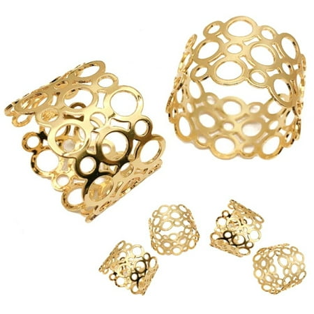 Napkin Ring 6-Piece Metal Napkin Holder Party Dinner Christmas Table Decoration Hollow Round Design Napkin Ring
Napkin Ring 6-Piece Metal Napkin Holder Party Dinner Christmas Table Decoration Hollow Round Design Napkin Ring