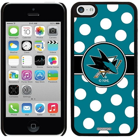 San Jose Sharks Polka Dots Design on iPhone 5c Thinshield Snap-On Case by Coveroo