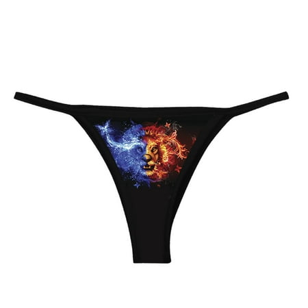 Womens Print Panty C No Trace Thongs 1-Pack