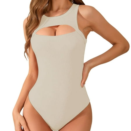 ZMHEGW Women s Jumpsuits Sports Bra Jumpsuits Crew Neck Sleeveless Jumpsuit for Women Solid Print Beige M
ZMHEGW Women s Jumpsuits Sports Bra Jumpsuits Crew Neck Sleeveless Jumpsuit for Women Solid Print Beige M