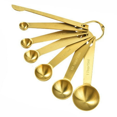 Deoxygene 7Pcs/Set Measuring Spoon Useful Stainless Steel Measuring Cup Cozinha Coffee Measuring Spoons Tea Gold
Deoxygene 7Pcs/Set Measuring Spoon Useful Stainless Steel Measuring Cup Cozinha Coffee Measuring Spoons Tea Gold