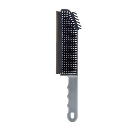 Multifunctional Cleaning Brush Kitchen Bathroom Countertop Floor Window Silicone Cleaning Brush Crevice Brush Scraper Brush Cleaner