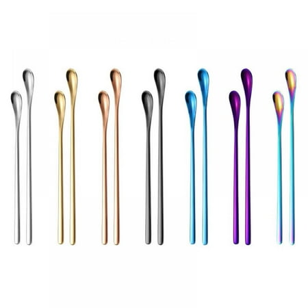 304 Stainless Steel Japanese Long-handled Deep Pot Coffee Stirring Spoon
