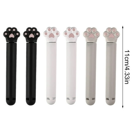 Kohagoki 6pcs Cute Cat Paw Bag Sealer Bag Clips Food Seal Clip Keep Fresh Moistureproof Snack Sealing Clamp Kitchen Storage Organization
Kohagoki 6pcs Cute Cat Paw Bag Sealer Bag Clips Food Seal Clip Keep Fresh Moistureproof Snack Sealing Clamp Kitchen Storage Organization