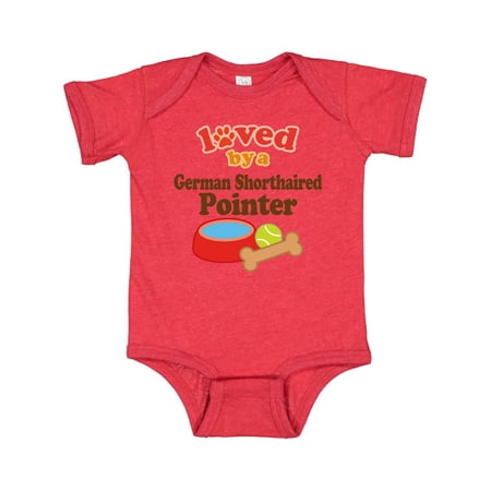 Inktastic German Shorthaired Pointer Loved By A (Dog Breed Gift Baby Boy or Baby Girl Bodysuit
Inktastic German Shorthaired Pointer Loved By A (Dog Breed Gift Baby Boy or Baby Girl Bodysuit