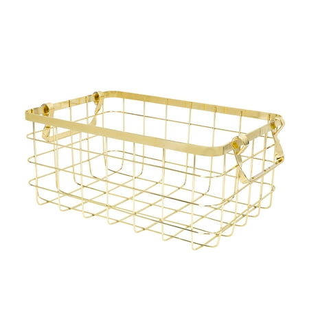 Wire Basket Nordic Style Basket with Handle Iron-art Storage Basket for Home Office
Wire Basket Nordic Style Basket with Handle Iron-art Storage Basket for Home Office
