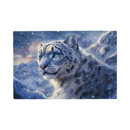 Placemats Set of 4 Snow Leopard Winter Mountain Heat Resistant Non - Slip Place mats Waterproof table mat for Kitchen Dining-6片装
Placemats Set of 4 Snow Leopard Winter Mountain Heat Resistant Non - Slip Place mats Waterproof table mat for Kitchen Dining-6片装