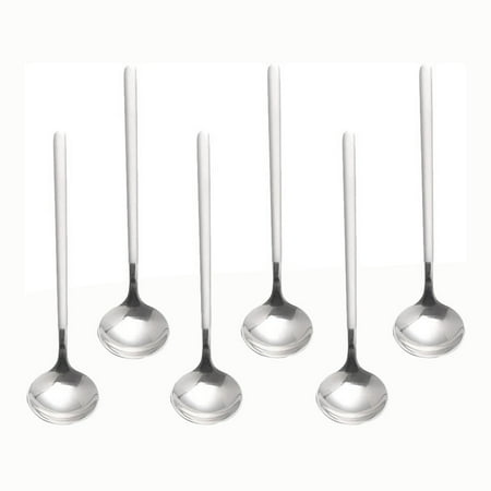 Stainless Steel 6Pcs Espresso Spoons Teaspoons for Coffee Sugar Dessert Cake Ice Cream Soup Antipasto (Silver)
Stainless Steel 6Pcs Espresso Spoons Teaspoons for Coffee Sugar Dessert Cake Ice Cream Soup Antipasto (Silver)