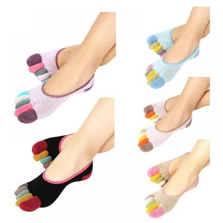 TINKER Women s Toe Socks For Running Colorful Five Finger Socks With Cotton Anti-Slip
TINKER Women s Toe Socks For Running Colorful Five Finger Socks With Cotton Anti-Slip