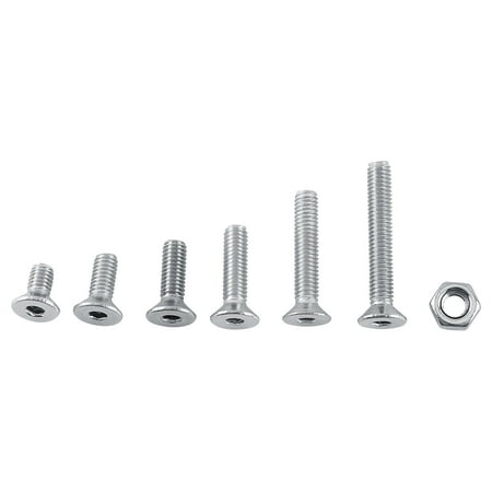 M3 A2 Stainless Steel Hex Socket Screws Bolt With Hex Nuts Assortted Set(Flat head)
M3 A2 Stainless Steel Hex Socket Screws Bolt With Hex Nuts Assortted Set(Flat head)