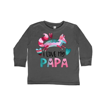 Inktastic I Love My Papa Pink and Blue Fox with Hearts Gift Toddler Boy or Toddler Girl Long Sleeve T-Shirt
Inktastic I Love My Papa Pink and Blue Fox with Hearts Gift Toddler Boy or Toddler Girl Long Sleeve T-Shirt