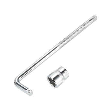 Unique Bargains Socket Accessory Set Shallow Socket 10 L-Shape Extension Handle with 3/8 Drive 0.71inch
Unique Bargains Socket Accessory Set Shallow Socket 10 L-Shape Extension Handle with 3/8 Drive 0.71inch