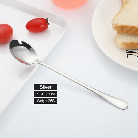 1PC Pointed-Headed Teaspoon Long Handle Stainless Steel Coffee Stirring Spoons Dessert Ice Cream Min
1PC Pointed-Headed Teaspoon Long Handle Stainless Steel Coffee Stirring Spoons Dessert Ice Cream Min