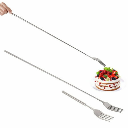 HEVIRGO 3Pcs Telescopic Long Food Fork 3 Pack Extendable Silver Dinner Fruit Dessert Cutlery Fork for Dining Room
HEVIRGO 3Pcs Telescopic Long Food Fork 3 Pack Extendable Silver Dinner Fruit Dessert Cutlery Fork for Dining Room