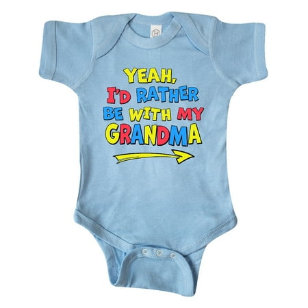 Inktastic Yeah I d Rather be with My Grandma in Red Yellow and Blue Gift Baby Boy or Baby Girl Bodysuit
Inktastic Yeah I d Rather be with My Grandma in Red Yellow and Blue Gift Baby Boy or Baby Girl Bodysuit