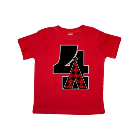 Inktastic 4th Birthday Buffalo Plaid Teepee Gift Toddler Boy or Toddler Girl T-Shirt
Inktastic 4th Birthday Buffalo Plaid Teepee Gift Toddler Boy or Toddler Girl T-Shirt