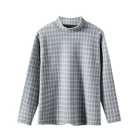 Boys Shirts Baby Kids Long Sleeve High Collar Soft Plaid Bottoms T Shirt Top Girls Tops Grey 2 Years-3 Years
Boys Shirts Baby Kids Long Sleeve High Collar Soft Plaid Bottoms T Shirt Top Girls Tops Grey 2 Years-3 Years