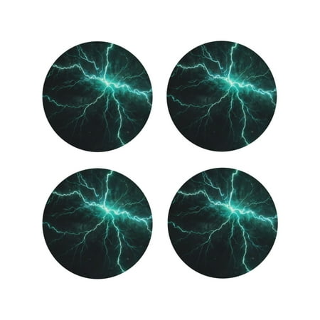 Leather Coasters with Heat-resistant for Drinks Green Lightning Flash -标题2 Round Shape
Leather Coasters with Heat-resistant for Drinks Green Lightning Flash -标题2 Round Shape
