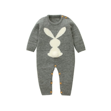 Dadaria Fall Baby Boys Girls Clothes 0-24M Newborn Winter Warm Knit Rabbit Sweater Romper Jumpsuit Outfits Gray 90 Toddler
Dadaria Fall Baby Boys Girls Clothes 0-24M Newborn Winter Warm Knit Rabbit Sweater Romper Jumpsuit Outfits Gray 90 Toddler