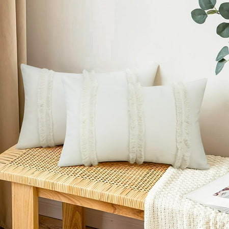 16x16Boho Throw Pillow Covers 16x16 Set of 2 Striped Beige Pillow Covers Natural Modern Farmhouse Lumbar Pillow Covers Decorative Pillows for Couch Bed Living Room Home
16x16Boho Throw Pillow Covers 16x16 Set of 2 Striped Beige Pillow Covers Natural Modern Farmhouse Lumbar Pillow Covers Decorative Pillows for Couch Bed Living Room Home