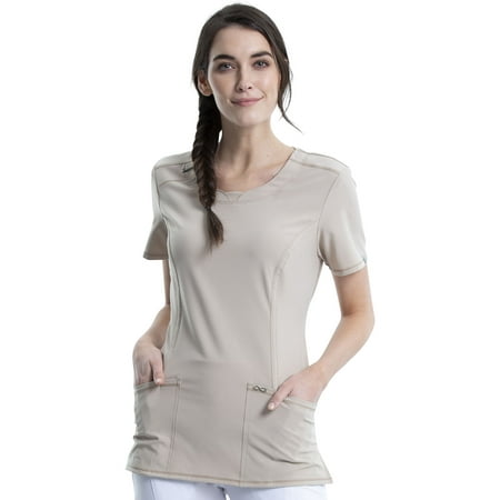 Cherokee Infinity Women s Scrubs Top Round Neck 2624A
