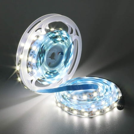 LED Strip Light Cool White 6000-6500K 16.4ft/5M 300 Units Cuttable SMD 5050 12V Non-Waterproof Flexible LED Tape Light for Home Kitchen Cabinet Living Room Lighting Decoration
LED Strip Light Cool White 6000-6500K 16.4ft/5M 300 Units Cuttable SMD 5050 12V Non-Waterproof Flexible LED Tape Light for Home Kitchen Cabinet Living Room Lighting Decoration