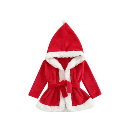 Bagilaanoe Toddler Baby Girl Christmas Bathrobe Contrast Color/ Dot Print Plush Soft Sleepwear 12M 18M 24M 3T 4T 5T Kids Hooded Robe Pajamas
Bagilaanoe Toddler Baby Girl Christmas Bathrobe Contrast Color/ Dot Print Plush Soft Sleepwear 12M 18M 24M 3T 4T 5T Kids Hooded Robe Pajamas