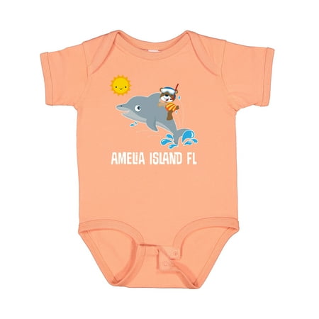Inktastic Amelia Island Florida Gift Baby Boy or Baby Girl Bodysuit