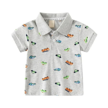 Children Cute Tops 5-6 Years Short Cute Printed Sleeve Casual Striped Shirt Button Closure Fashion Comfortable & Soft Fabric Grey
Children Cute Tops 5-6 Years Short Cute Printed Sleeve Casual Striped Shirt Button Closure Fashion Comfortable & Soft Fabric Grey