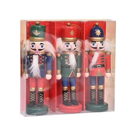 3PCS Soldier Nutcracker Wooden Christmas Ornament Figurine Nutcracker Collection
3PCS Soldier Nutcracker Wooden Christmas Ornament Figurine Nutcracker Collection