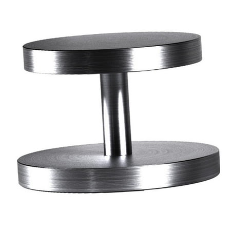 51mm 58mm Coffee Tamper Aluminum Alloy Dual Sided Barista Tool for Household argent