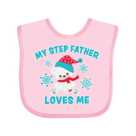 Inktastic Polar Bear My Step Father Loves Me in Santa Hat Gift Baby Boy or Baby Girl Bib
Inktastic Polar Bear My Step Father Loves Me in Santa Hat Gift Baby Boy or Baby Girl Bib