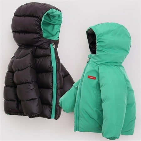 Cathalem Winter Coat for Youth Girls Toddler Kids Baby Boys Girls Winter Warm Zipper Solid Two Sided Padded Children Coats Winter Coat Green 1-2 Years
Cathalem Winter Coat for Youth Girls Toddler Kids Baby Boys Girls Winter Warm Zipper Solid Two Sided Padded Children Coats Winter Coat Green 1-2 Years