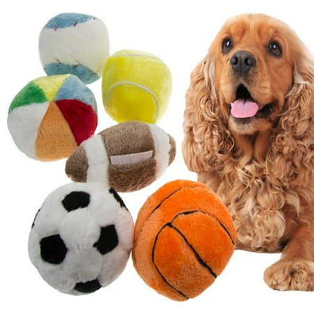 soccer ball plush dog toy