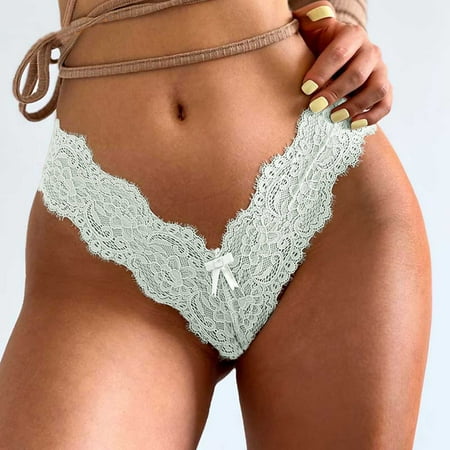 FZM New Fashion Lace Lingerie Underwear Lace Pants Lace Low Waist Underwear