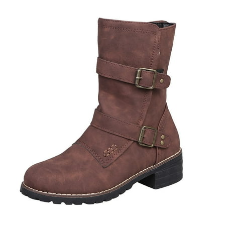 asdoklhq Womens Boots Clearance Under $20 Boots Winter Buckle Strap Chunky Heels Slip On Footwear
asdoklhq Womens Boots Clearance Under $20 Boots Winter Buckle Strap Chunky Heels Slip On Footwear