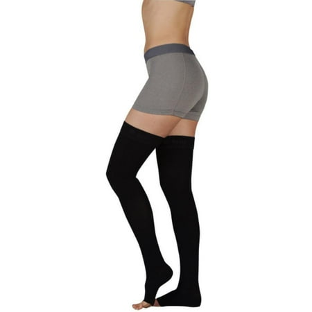 Juzo 23185 20-30 mmHg Soft Thigh OT Petite Silicone Seasonal - Size IV