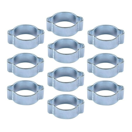 10pcs Double Ears Hose Clamp 2 Ear Wide Adjustable 17-20mm Zinc-Plated Fuel Clamp Clips Fuel Clamp
10pcs Double Ears Hose Clamp 2 Ear Wide Adjustable 17-20mm Zinc-Plated Fuel Clamp Clips Fuel Clamp